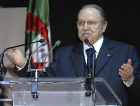 الوصف: الرئيس الجزائري عبد العزيز بوتفليقة 